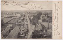 1900 - de 'van de Lisdonkspie' met rechts de firma P.W. van de Lisdonk en Co